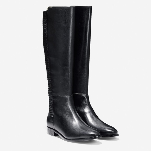 Cole Haan Shoes - Cole Haan Rockland Leather Stretch Riding Boot 6